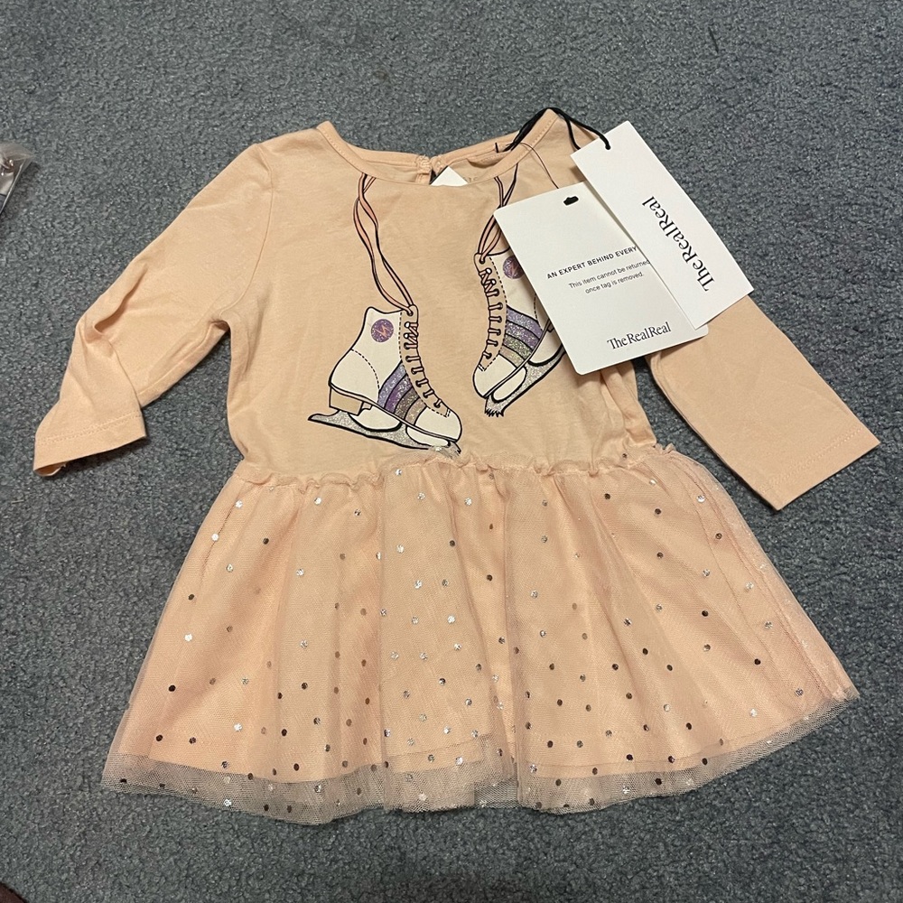 Stella McCartney Metallic Print Dress